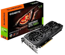 Відеокарта GeForce GTX 1080 Ti 11GB Gigabyte Gaming OC Black (GV-N108TGAMINGOC BLACK-11GD) Б/В - мініатюра 1
