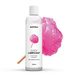 Лубрикант на водній основі Satisfyer Juicy Lubricant Cotton Candy water based 300 мл - мініатюра 2