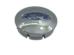 Ковпак колеса Ford сріблястий 66 мм пластик 1 шт OEM BB531A096RA (ковпачок, заглушка диска) - мініатюра 4