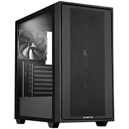 Корпус Chieftec NIGHT HUNTER 3 GS-03B-BLK-OP 4x120mm PWM, USB-C, E-ATX, без Блок живлення, Чорний