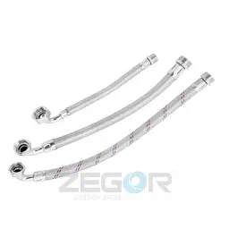 Шланг антивібраційний для насоса Zegor SG-030S Ø 25 мм 30 см 1"х1/2" ВЗ 30412 - мініатюра 2