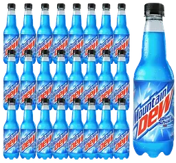 Безалкогольний напій Mountain Dew Blue Shock з малиновими цитрусовими 400 мл - мініатюра 3