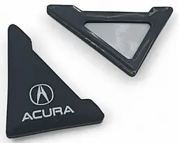Захист кутів дверей Acura 2 шт Гумові 45х58х47 мм на скотчі Чорні Посилені (протиударні чохли від сколів) - мініатюра 2