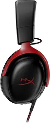 Гарнітура HyperX Cloud III 3.5 мм/USB-A/USB-C Black/Red (727A9AA) - мініатюра 4