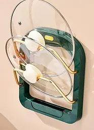 Тримач для кришок на стіну, Kitchen Pot Cover Rack / Підставка для кришок каструль - мініатюра 2