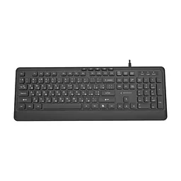 Клавіатура Gembird Slim Multimedia USB Black (KB-MCH-05-CYRL) - мініатюра 3