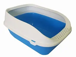 Туалет для котів з рамкою MPS BETA PLUS MINI BLUE 43 x 31 x 16 см