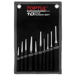 Набір вибивачів і кернерів в чохлі TOPTUL 10 од. . GPAQ1001
