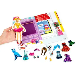 Магнітна гра Одягалка "Блондинка" Vladi Toys VT3204-30 Укр - мініатюра 3