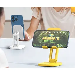 Настільний тримач XO C127 Fashionable and colorful desktop phone holder Жовтий - мініатюра 3