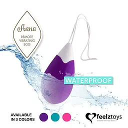 Віброяйце FeelzToys Anna 6,3 см (фіолетовий) - мініатюра 8