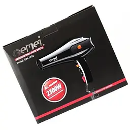 Фен для волосся Gemei Gm-1752 2300 Вт  - мініатюра 8