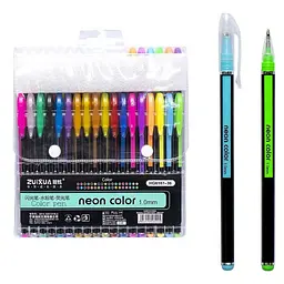 Набір гелевих ручок "Neon color" Bambi HG6107-36, 36 кольорів - мініатюра 2