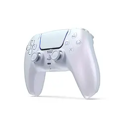Геймпад Sony Playstation DualSense Bluetooth PS5 Chrome Pearl (1000050600) - мініатюра 2