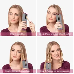 Авто-бігуді Ramindong Hair curler WM-002 безпечна плойка для завивки волосся (1756375395) - мініатюра 4