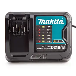Пристрій для зарядки акумуляторів Makita CXT DC10SB (630996-7) - мініатюра 4