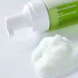 Пінка для очищення обличчя від акне Celimax з ноні та бульбашками The Real Noni Acne Bubble Cleanser 155 мл - мініатюра 4