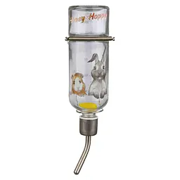 Поїлка Trixie Honey & Hopper автоматична для гризунів, 250 мл (скло)