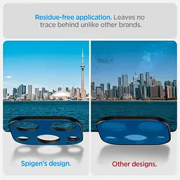 Захисне скло для камери Spigen Camera Lens Screen Protector GlasTR Optik Black для iPhone 15 Pro Max | iPhone 15 Pro | iPhone 14 Pro | 14 Pro Max (AGL05273) - мініатюра 8