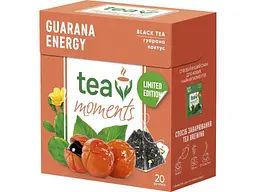 Чай пакетований фруктовий та трав'яний Tea Moments Guarana Energy 36 г (1,8) 20 пакетиків