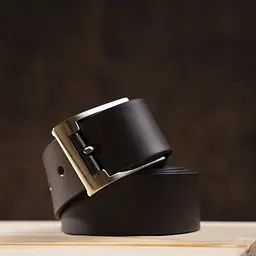 Чоловічий шкіряний ремінь GRANDE PELLE 120х3,5 см acs0015144 - мініатюра 5