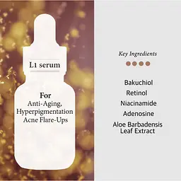 Сироватка для обличчя Cos De BAHA L1 Bakuchiol & Retinol Serum 30 мл - мініатюра 4