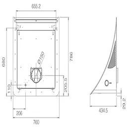 Витяжка Elica NUAGE DRYWALL/F/75 - мініатюра 7