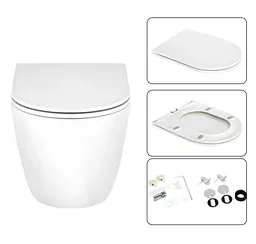 Набір Qtap Nest 4 в 1 підвісний унітаз Scorpio Ultra Quiet 520x365x365 + комплект інсталяції QT1433053EUQW45163 - мініатюра 7