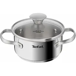 Каструля Tefal Minis з кришкою,1л нержавіюча сталь скло kuh0014735