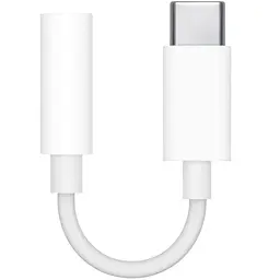 Перехідник Apple USB-C to 3.5 mm Headphone Jack Adapter, Model A2155 (MW2Q3ZM/A)