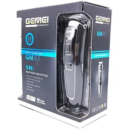 Універсальний акумуляторний тример Gemei GM-801 5 в 1 волосся - мініатюра 8