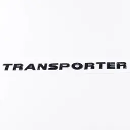 Емблема напис TRANSPORTER Чорний глянець 340x25 мм для Volkswagen Пластик на скотчі (OEM: 7H0853687739)