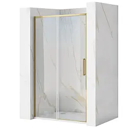Душові двері Rea Rapid Slide 160x195 brushed gold REA-K9381