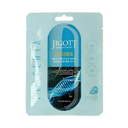 Маска тканинна для обличчя Jigott Placenta Real Ampoule Mask з екстрактом плаценти