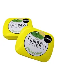 Льодяники Compass зі смаком лимону без цукру 14 г