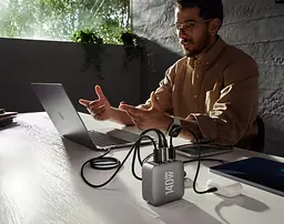 Зарядний пристрій EcoFlow RAPID Pro Charger 140 W (EFA-140W-GAN-CHARGER-EU) - мініатюра 4