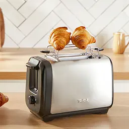 Тостер Subito 1100Вт, розморожування, щипці, нерж. сталь, чорний Tefal kuh0014896 - мініатюра 6