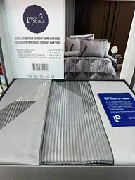 Постільна білизна Lufian Grey Сатин Luoca Patisca pbe0050996