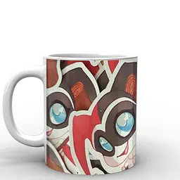 Кухоль GeekLand Загін Самогубців Suicide Squad Harley Quinn Geeky Sticker SS.02.041 330 мл білий - мініатюра 2