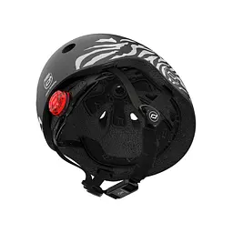 Шолом захисний Scoot and Ride з ліхтариком 45-51 см (XXS/XS) зебра - мініатюра 4