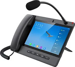 Fanvil Телефон IP A320i-Black 2xGE LAN, Wi-Fi, 20 SIP ліній, 116 DSS клавіш, BT5.0, Android 9.0, PoE, 10.1" кольоровий Touch Screen, камера 8Mp, чорний