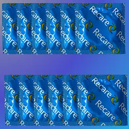 Презервативи Recare Big dotted ice cream 12 шт. ребристі з ароматом морозива (ROZ6501053497) - мініатюра 3