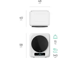 Сушильна машина Siguro TD-C251W Compact - мініатюра 9