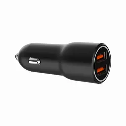 Зарядний пристрій Gembird 2xUSB QC3.0 car adapter black (TA-UC-A2QC36-CAR-01) - мініатюра 2