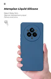 Чехол ArmorStandart ICON для Realme 14 Pro+ 5G с защитой камеры, темно-синий (ARM83627) - мініатюра 7