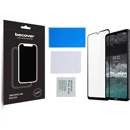 Захисне скло BeCover для Nokia C21 Black (709741) - мініатюра 2