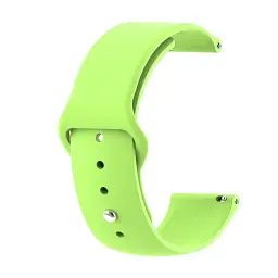 Силіконовий ремінець BeCover для Xiaomi iMi KW66/Mi Watch Color/Haylou LS01/Watch S1 Active Lime (706363) - мініатюра 1