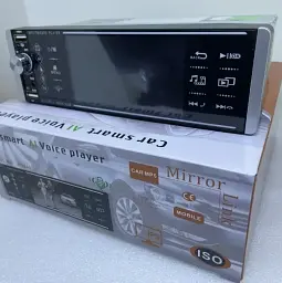 Автомобільна магнітола 1din Lesko 4168 AI mp3 мультимедійна з екраном Чорна - мініатюра 6