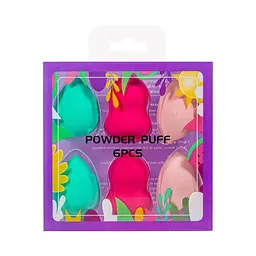 Набір спонжів для макіяжу Powder Puff 6 шт.