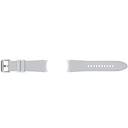 Ремінець Samsung Ridge Sport Band для Samsung Galaxy (20mm, S/M) / Watch 4 / Watch 5 / Watch 6 Silver (ET-SFR88SSEGRU) OEM - мініатюра 3